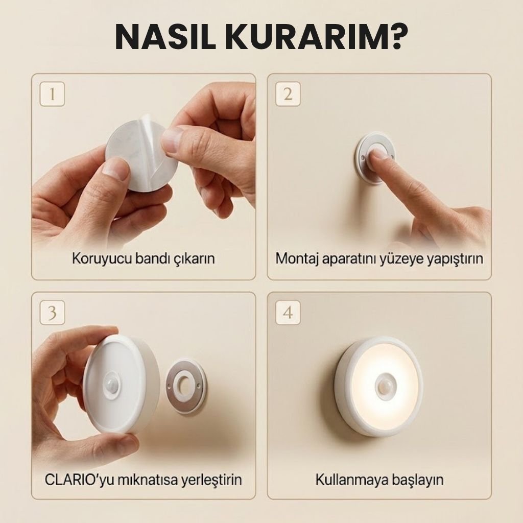 Clario Sensörlü Spot LED - Clario