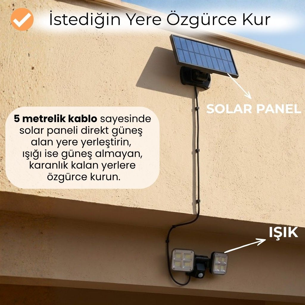 Clario - 2.0 Sensörlü Solar Aydınlatma