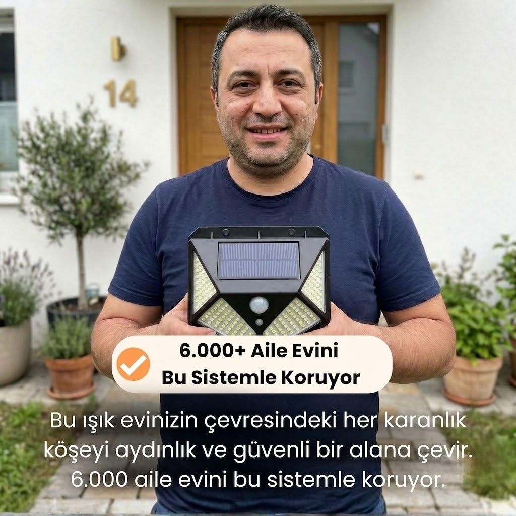 Clario Güneş Enerjili Hareket Sensörlü Aydınlatma