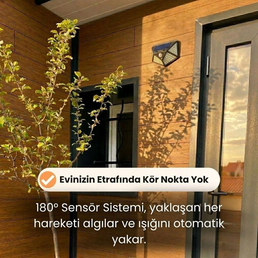 Clario Güneş Enerjili Hareket Sensörlü Aydınlatma