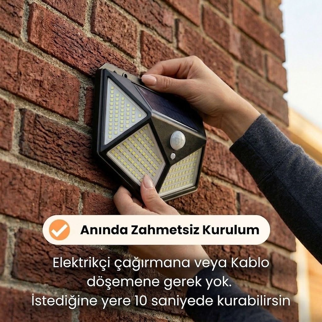 Clario Güneş Enerjili Hareket Sensörlü Aydınlatma