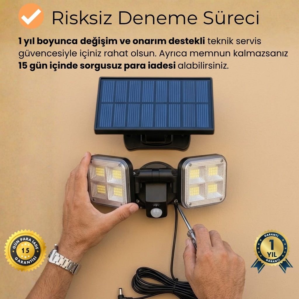 Clario - 2.0 Sensörlü Solar Aydınlatma - Clario