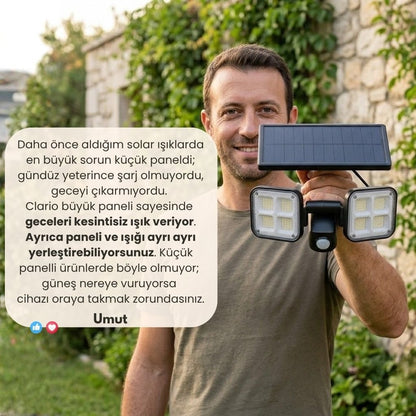 Clario - 2.0 Sensörlü Solar Aydınlatma - Clario