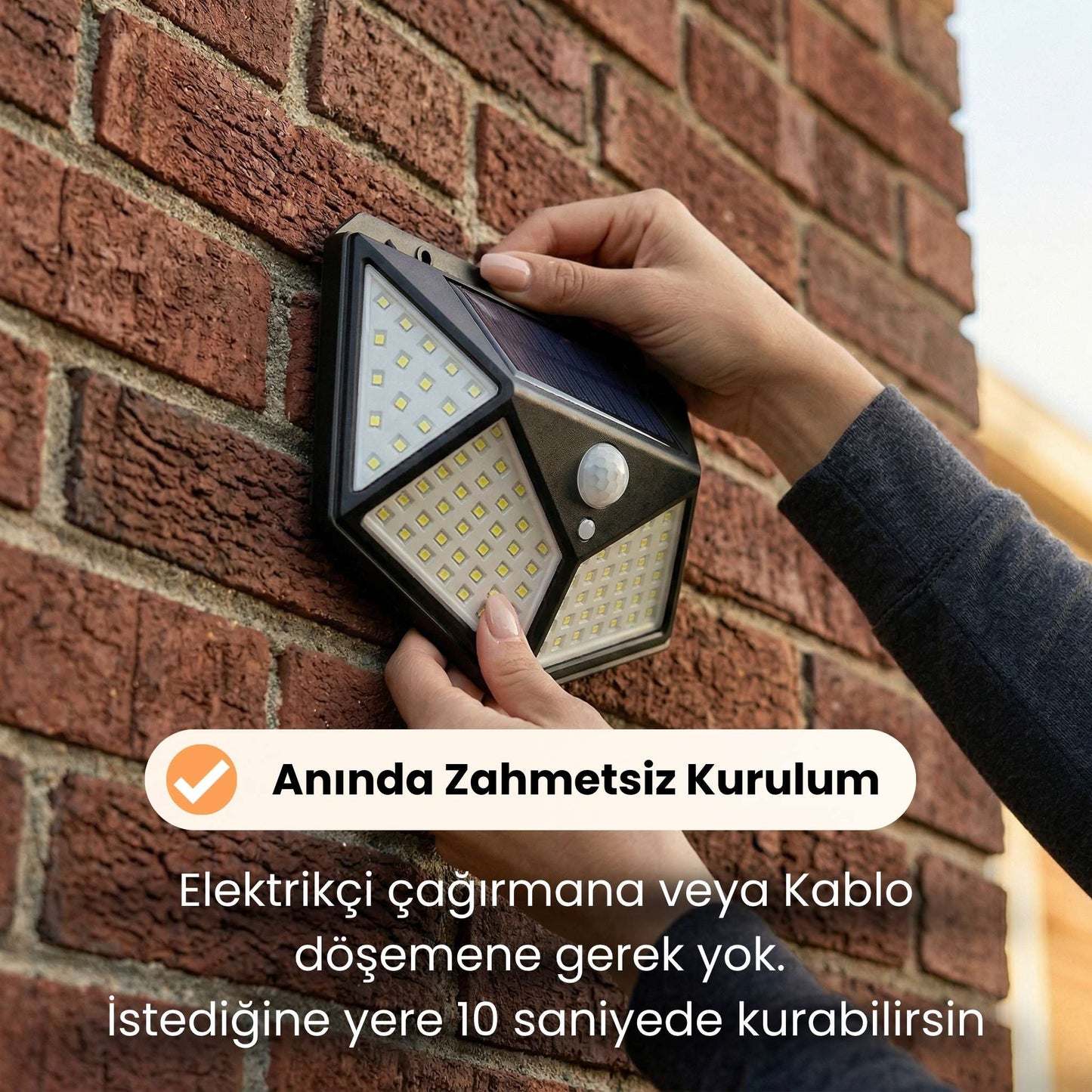 Clario - Güneş Enerjili Hareket Sensörlü Aydınlatma - Clario