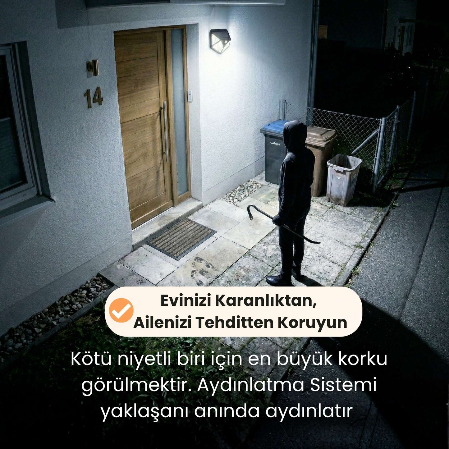 Clario - Güneş Enerjili Hareket Sensörlü Aydınlatma - Clario