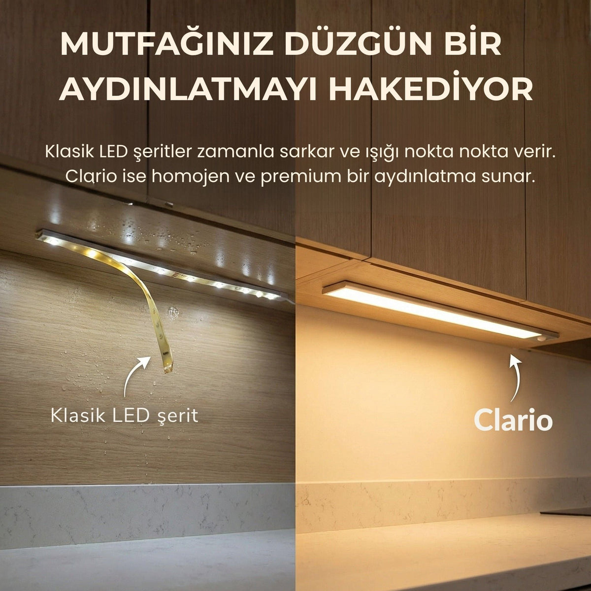 Clario - Sensörlü LED Aydınlatma - Clario