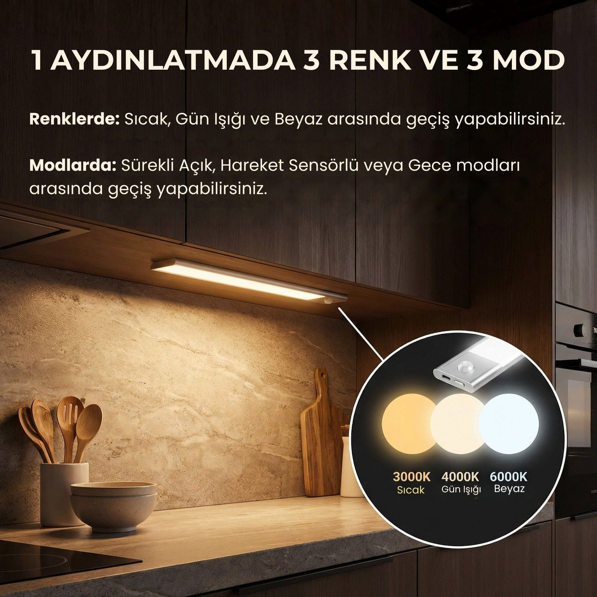 Clario - Sensörlü LED Aydınlatma - Clario